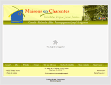 Tablet Screenshot of maisons-charentes.com